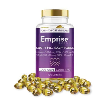 Emprise GoodNight 1000mg CBN+1000mg THC Softgels(100 X 10mg CBN+10mg THC)