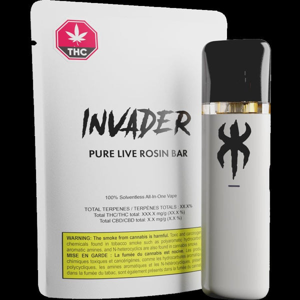 INVADER - Pure Live Rosin Bar All-In-One Vape