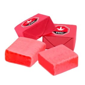 Olli Twiddles Original Cherry Taffy 1-1-1-1 THC-CBN-CBG-CBD