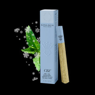 Kinloch CBZ-CBN+CBD 180 Infused PreRoll Winter Mint Terpene 3 Pack